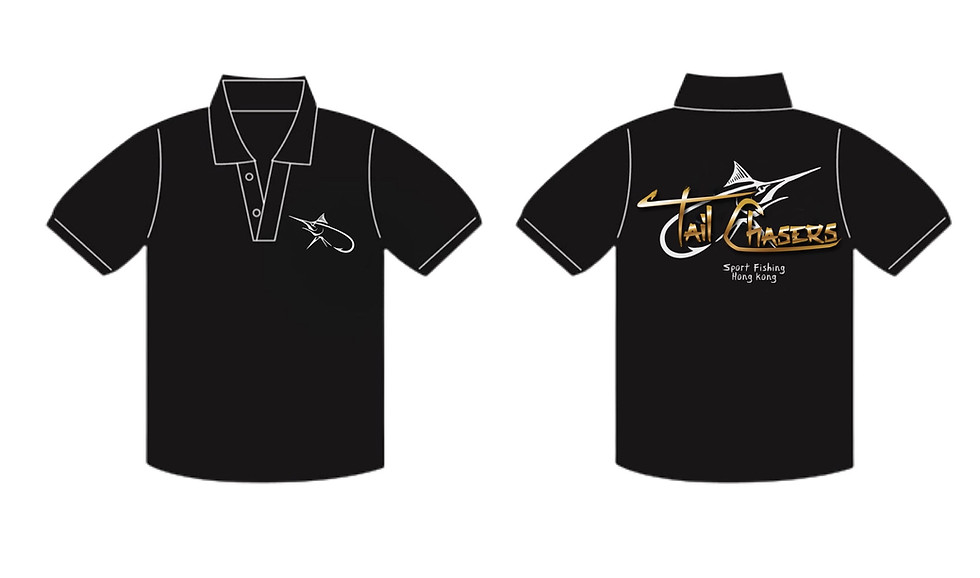 Thumbnail: TailChasers quick dry polo shirts new logo