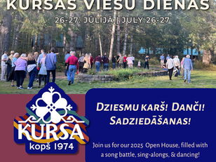 Kursa 2025 Program & Open House – open doors, song battles, and dance! 