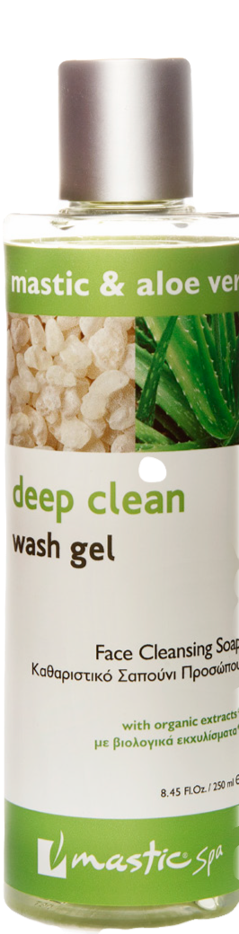 Flasche mit Deep Clean wash gel