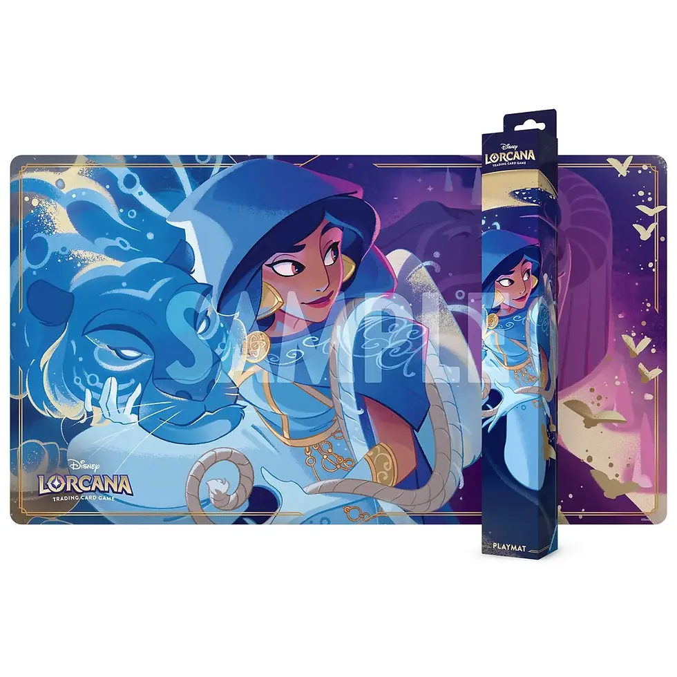 Thumbnail: Disney Lorcana Whispers In The Well Jasmine Playmat – trading card game playmat