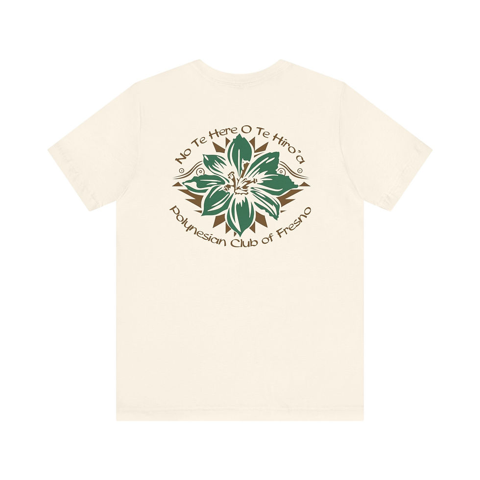Thumbnail: Adults Polynesian Club Apparel - Gardenia - Men/Women Jersey Short Sleeve Tee
