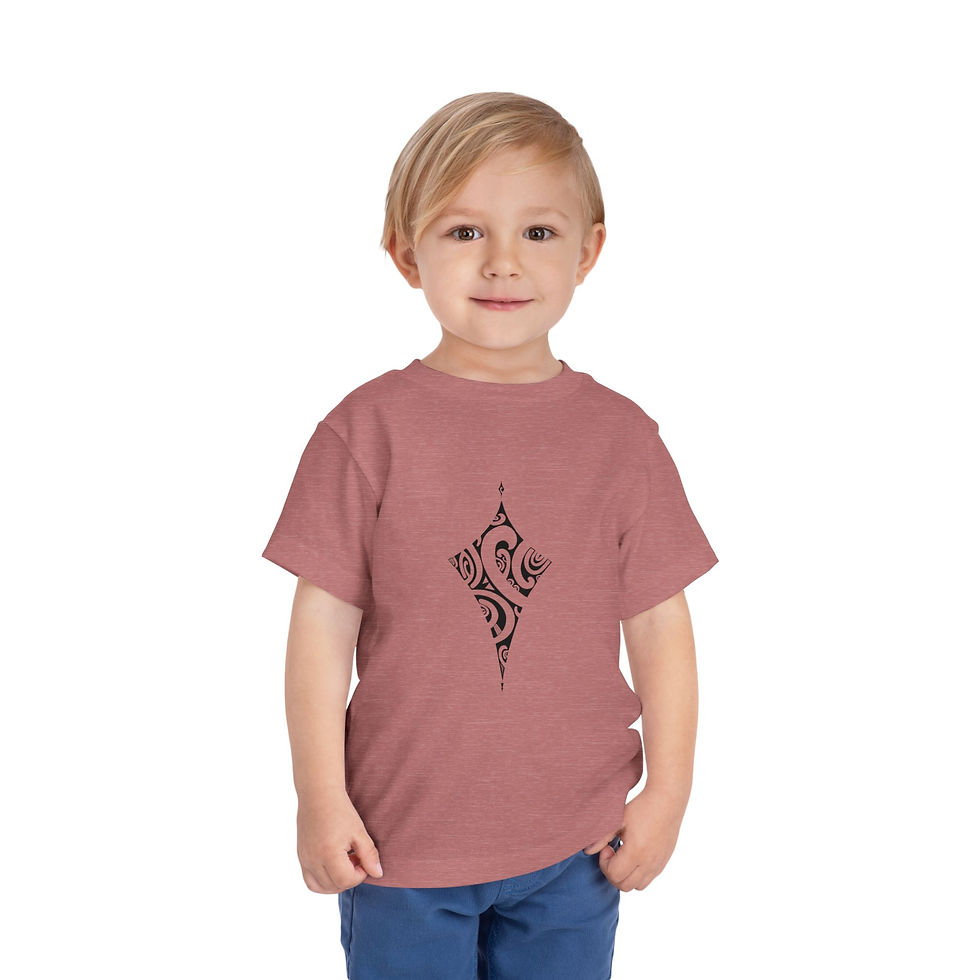 Thumbnail: Toddler Polynesian Club Apparel - Original Logo Black Ink - Short Sleeve Tee