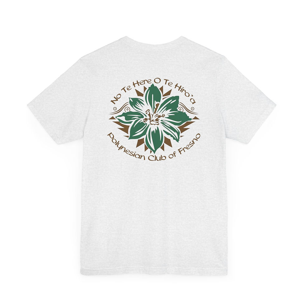 Thumbnail: Adults Polynesian Club Apparel - Gardenia - Men/Women Jersey Short Sleeve Tee