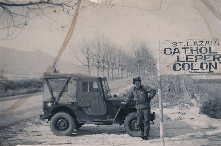 1951년 광명리에서 오전리 모락산 기슭으로 성 나자로 요양원을 이전하고