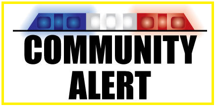 Community Alert!  Burglary Awareness