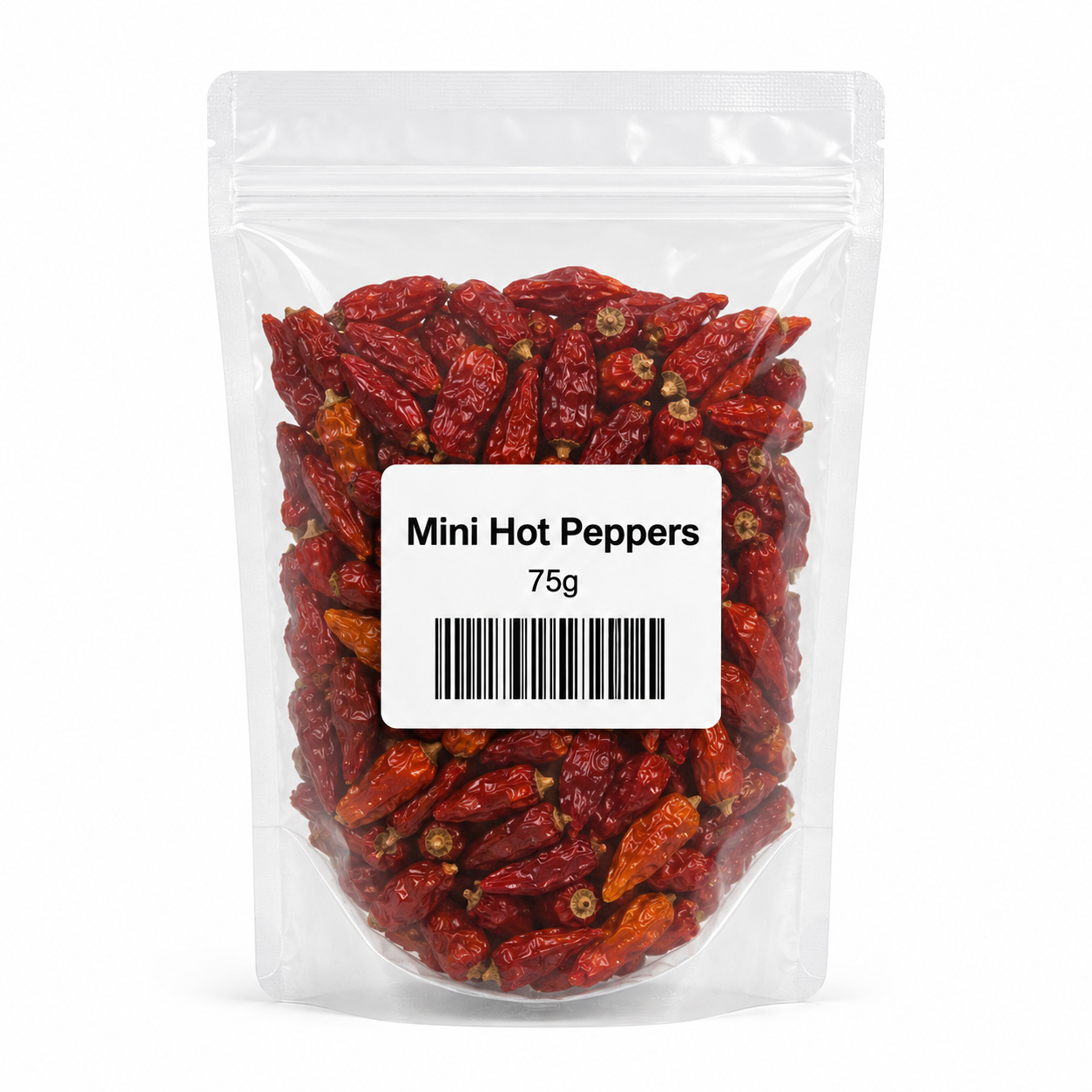 Mini Hot Peppers 75g