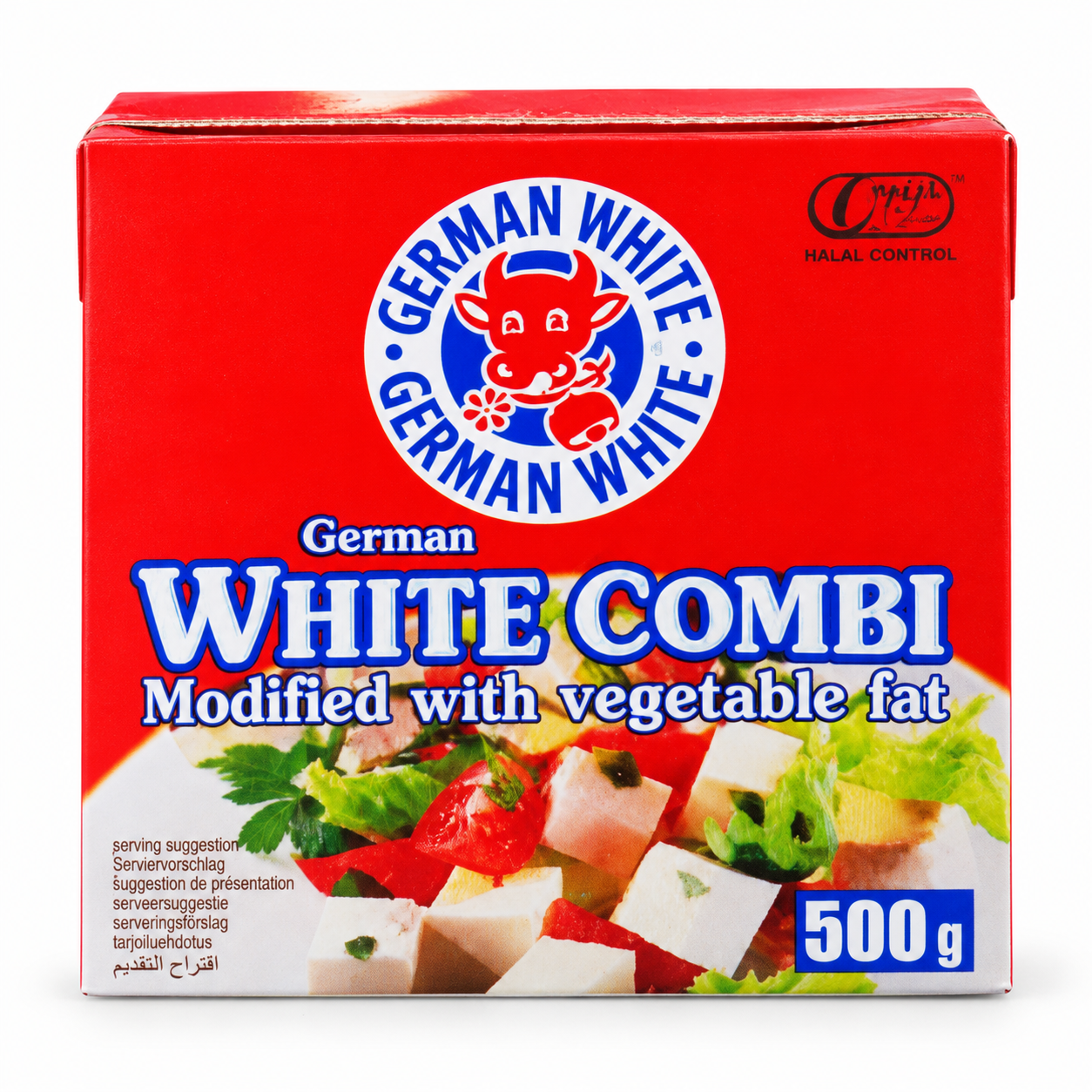 Deutscher weißer Combi-Käse 500 g