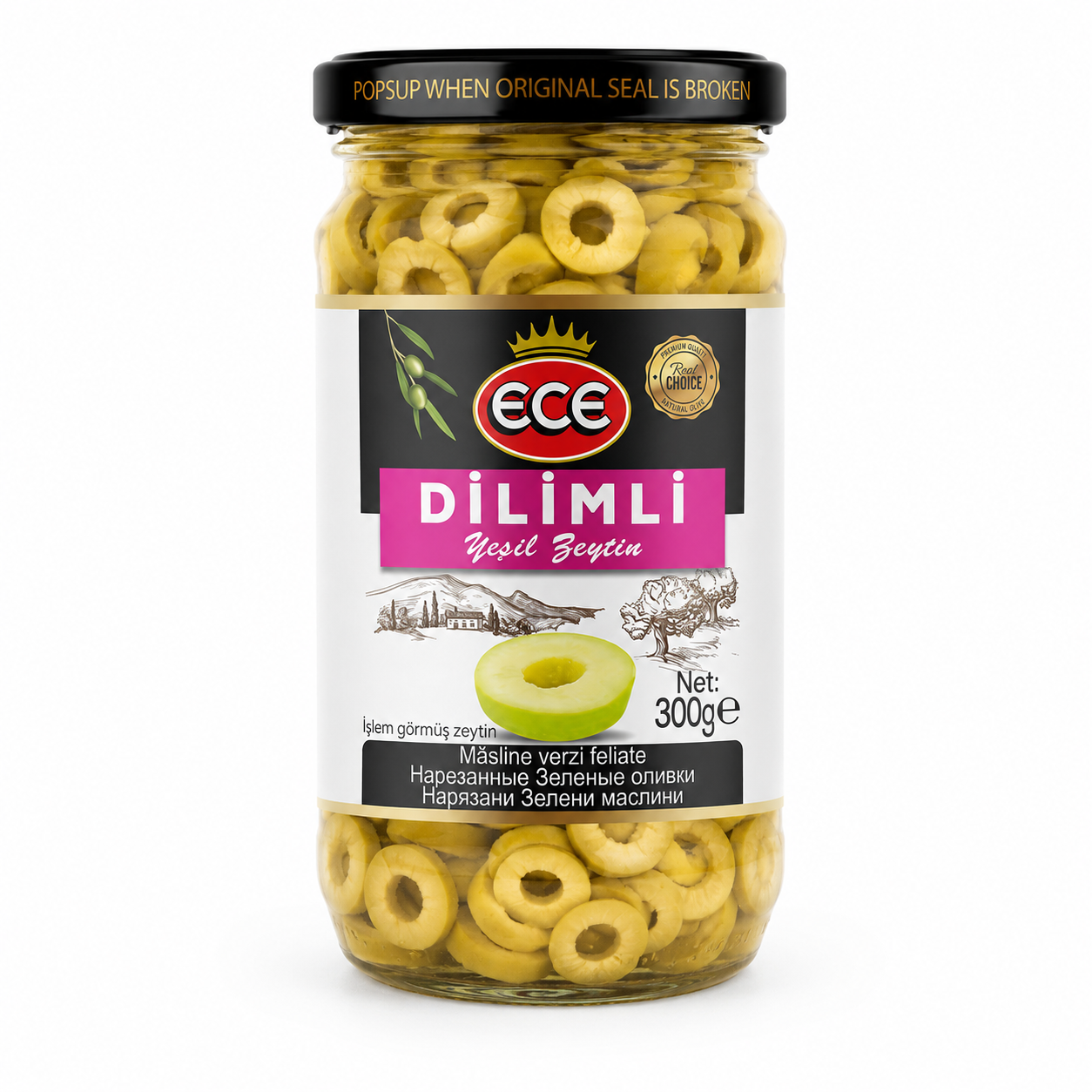 زیتون سبز خرد شده ۳۰۰ گرم