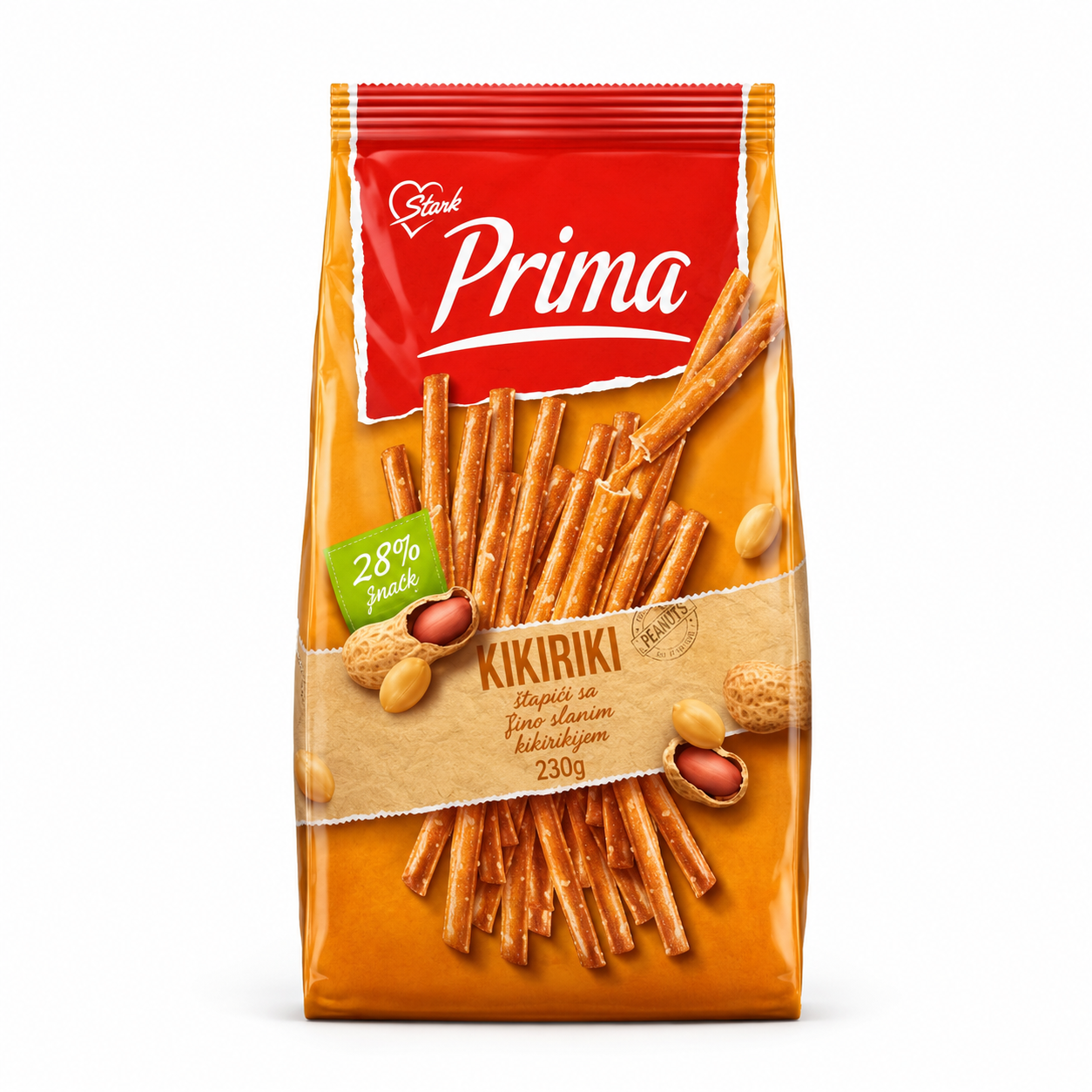 Prima Kikiriki 28% grickalica 230 g