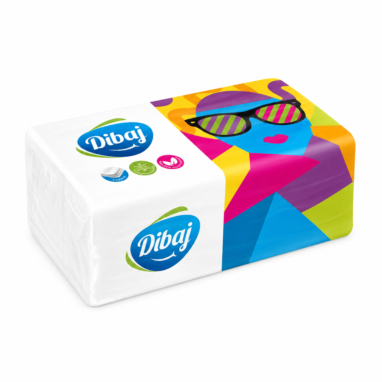 Mouchoirs en papier doux Dibaj Premium, 400 feuilles – 520 g