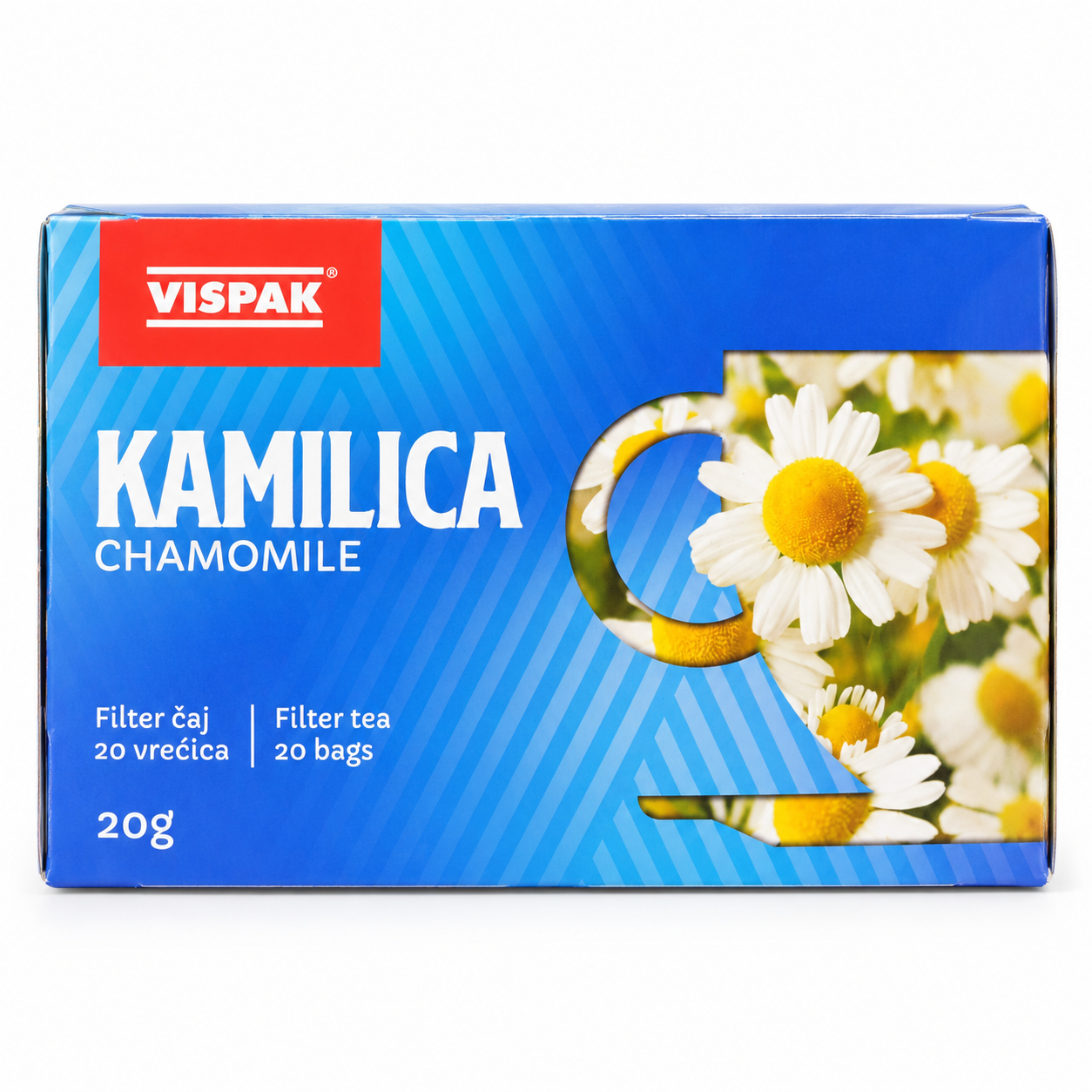 Vispak Kamilica biljni čaj od kamilice, 20 vrećica – 20 g