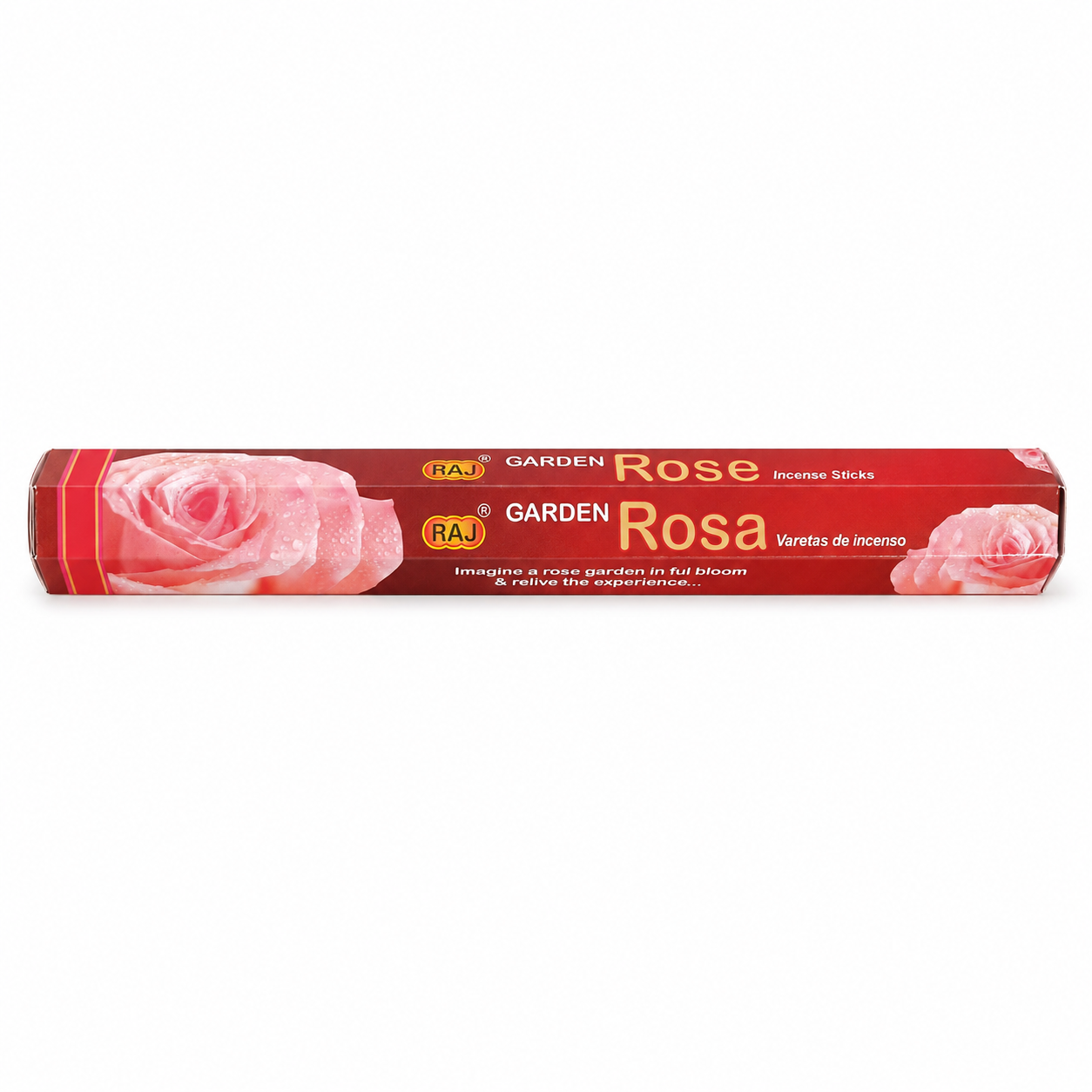 Bâtonnets d’encens à la rose Raj Garden Rosa, lot de 20 – 45 g