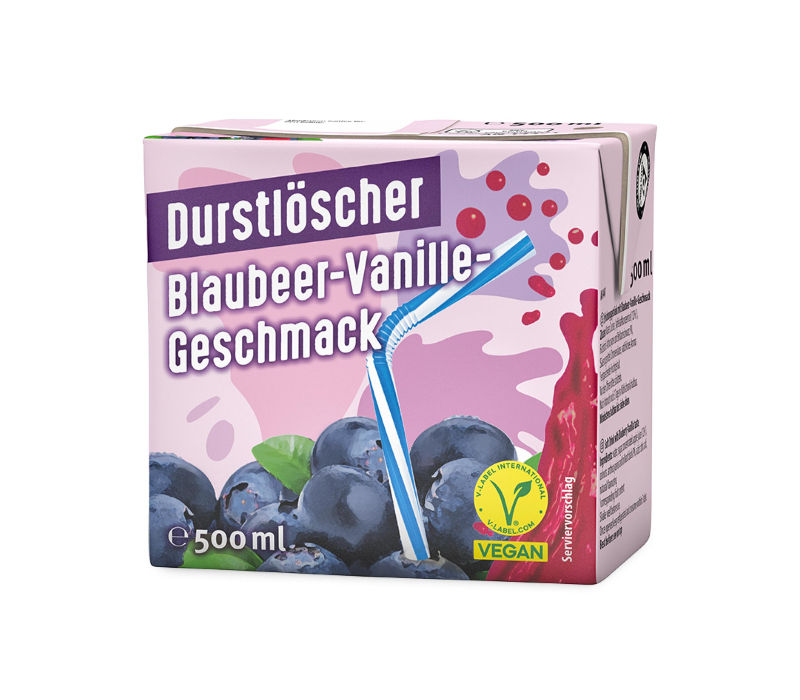 Durstlöscher Blaubeer-Vanille-Getränk 500 ml