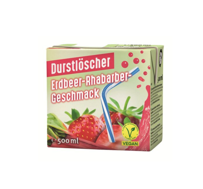 نوشیدنی توتفرنگی و ریواس Durstlöscher – ۵۰۰ میلیلیتر