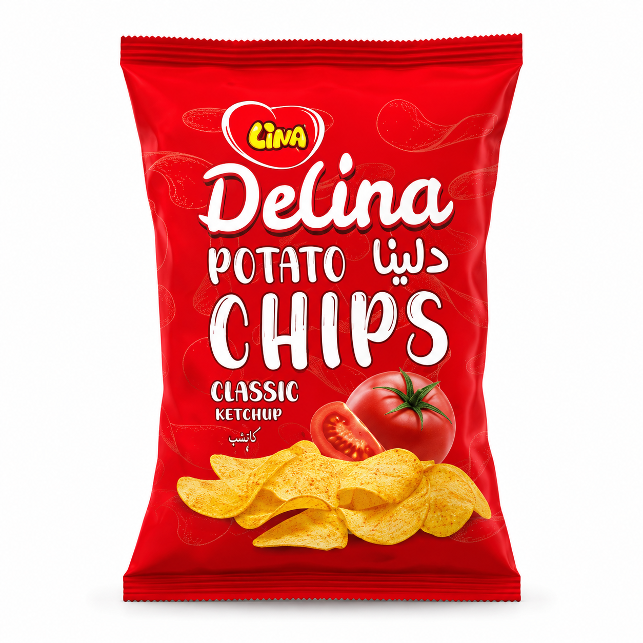 Lina Ketchup Čipovi 55 g