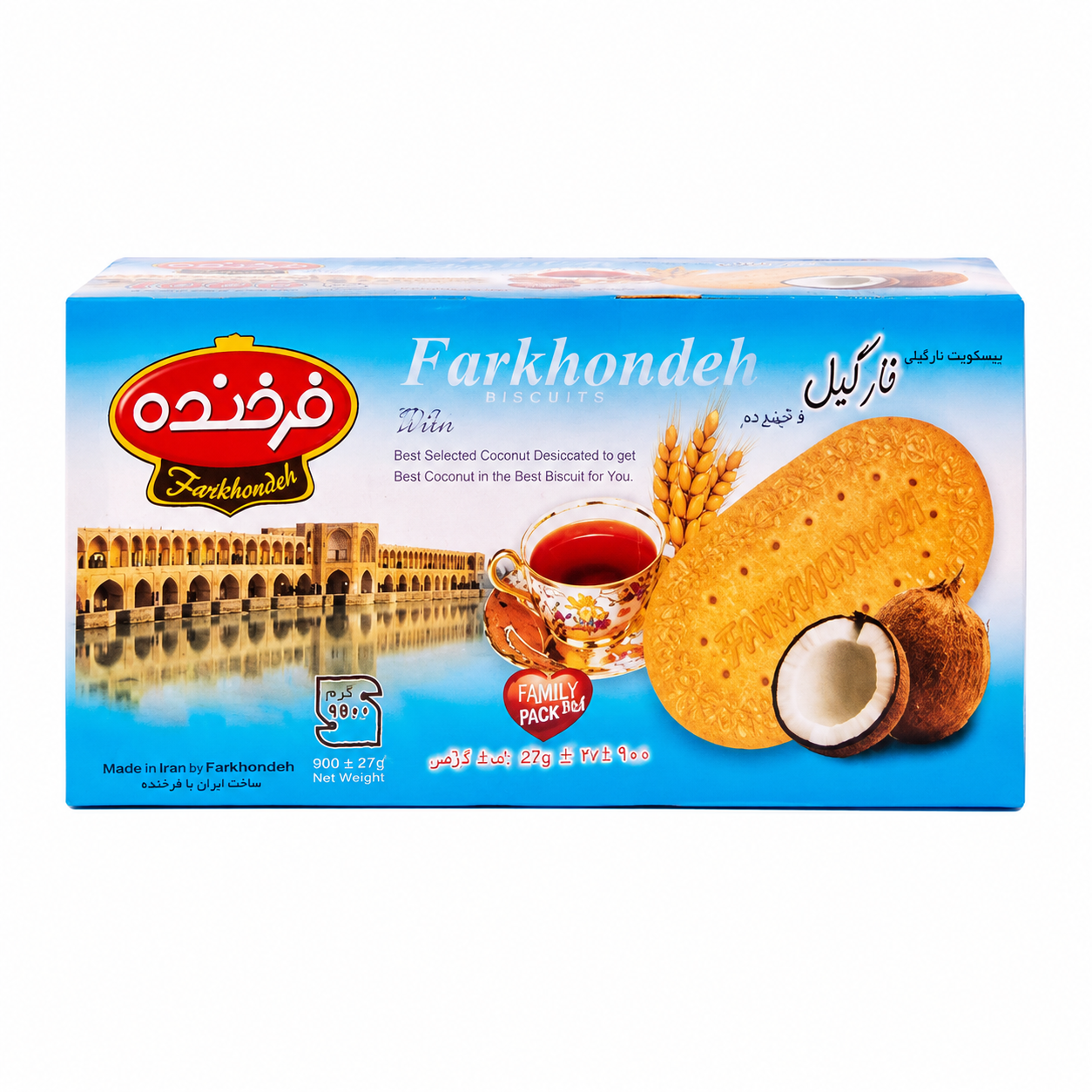 Farkhondeh Kokosovi keksi 900 g