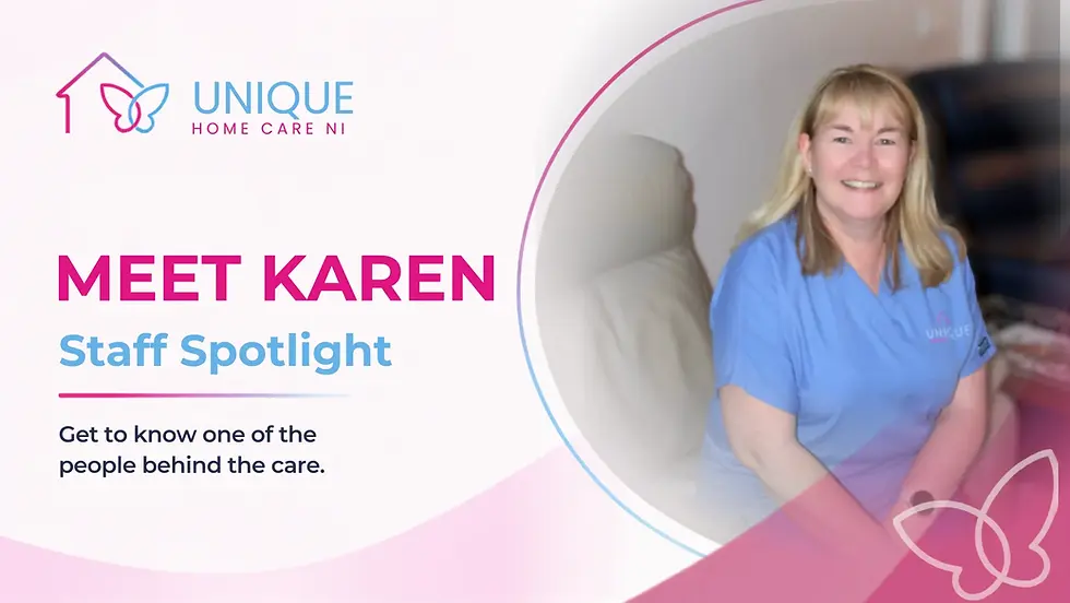 Meet the team: Unique Home Care NI staff member