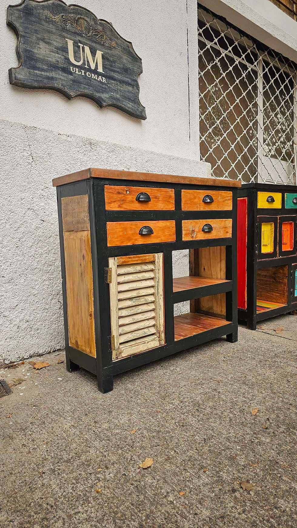 Miniatura: Arrime Rustico Industrial 90cm