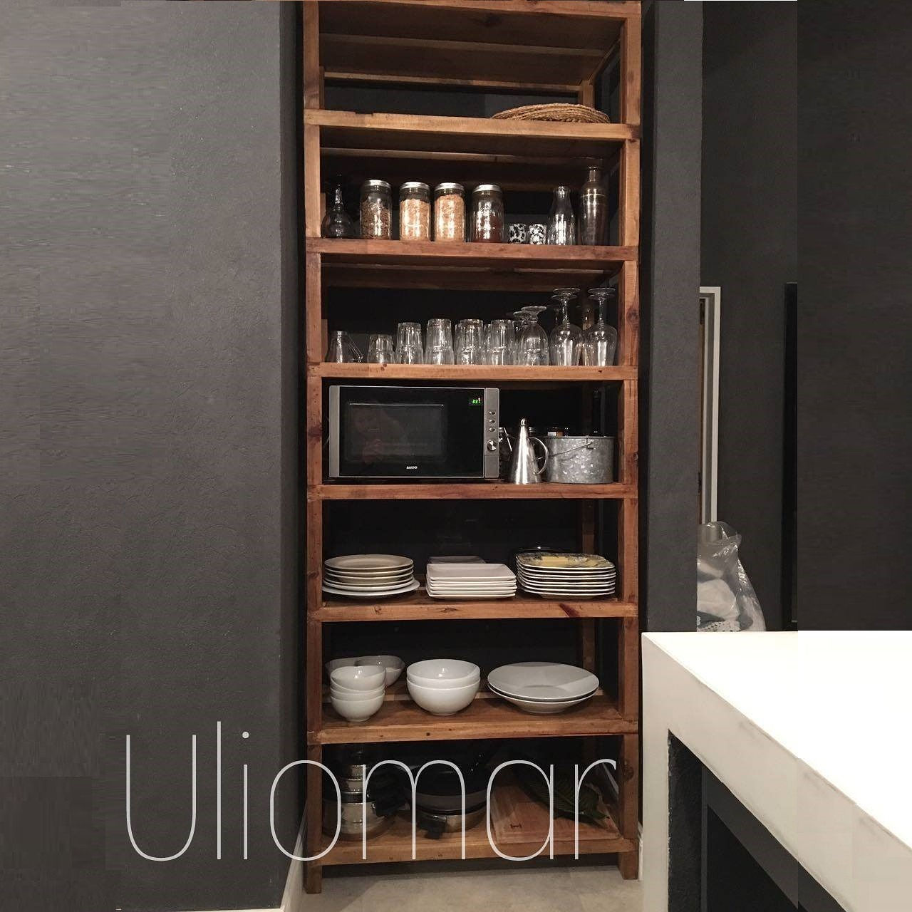 Estantero rusticon 2,40 mts