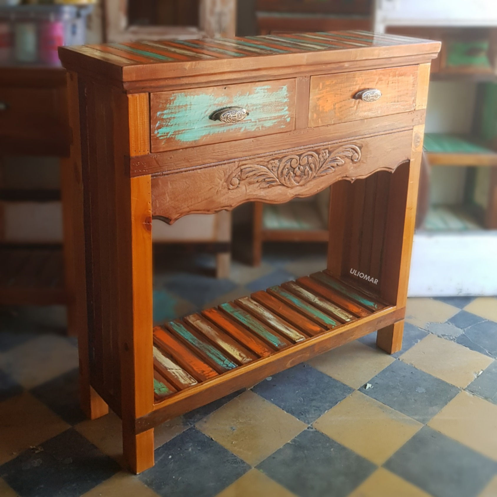 Arrime Gran tallada "Ana" retro duocolor