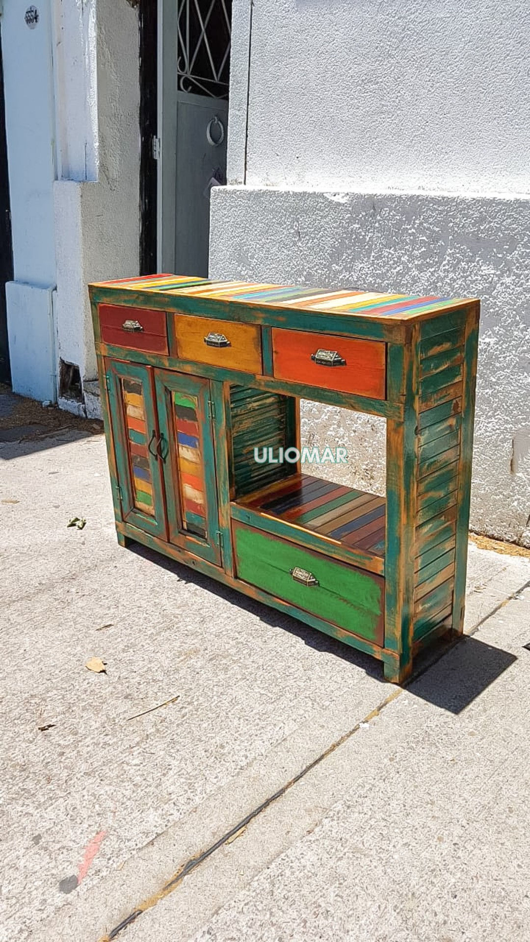 Mueble tv  Dressoire turquesa 1,2m