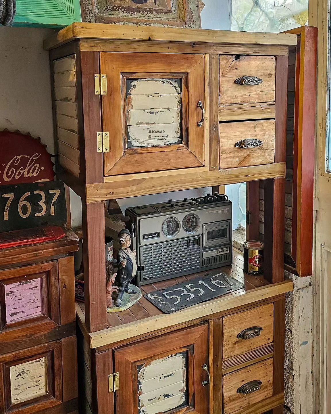 2 Mesas de luz "Valery" 65cm