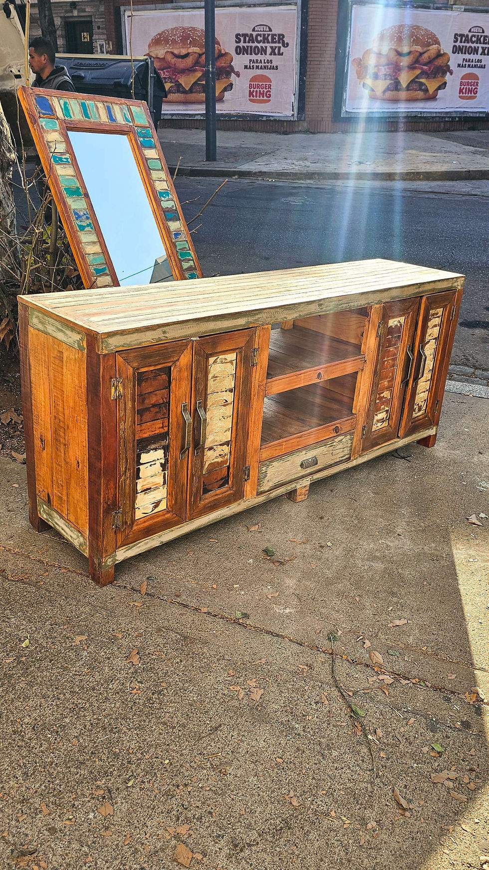 Miniatura: Mueble tv "Alvarez" 1,6m