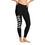Thumbnail: Divine Star Black Leggings — Graphic Stretchy All-Over-Print Activewear