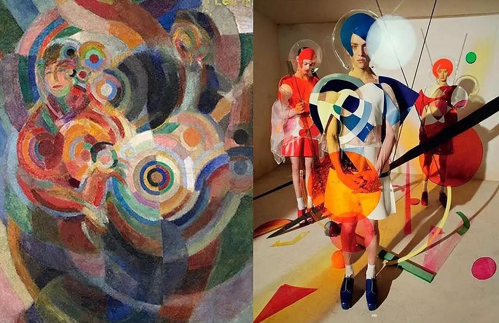 Sonia Delaunay, 1916 & Junya Watanabe, 2015