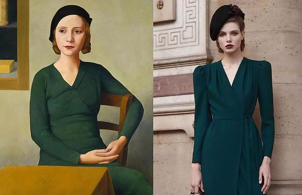 Antonio Donghi, 1931 & Ulyana Sergeenko, 2017