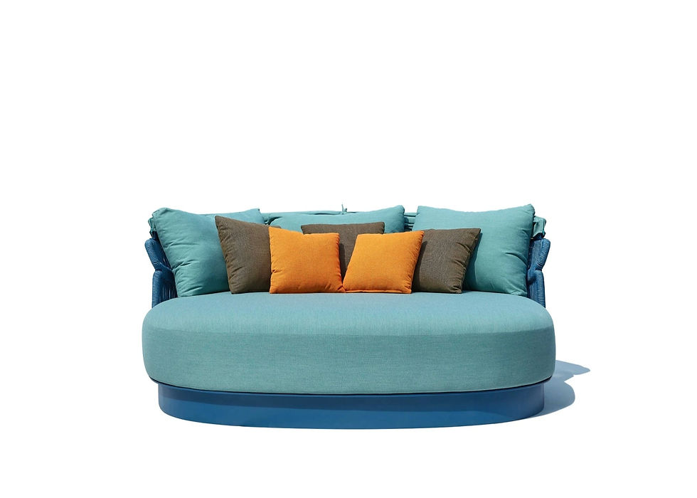 Outdoor Braided & Rope Daybed - Palais Horizon