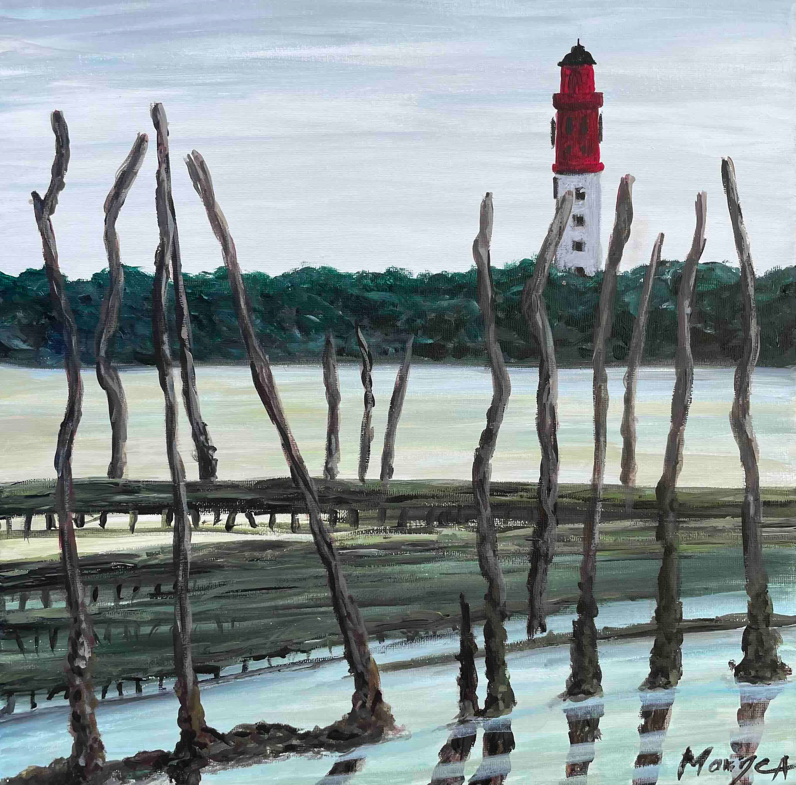 Marée basse au Mimbeau