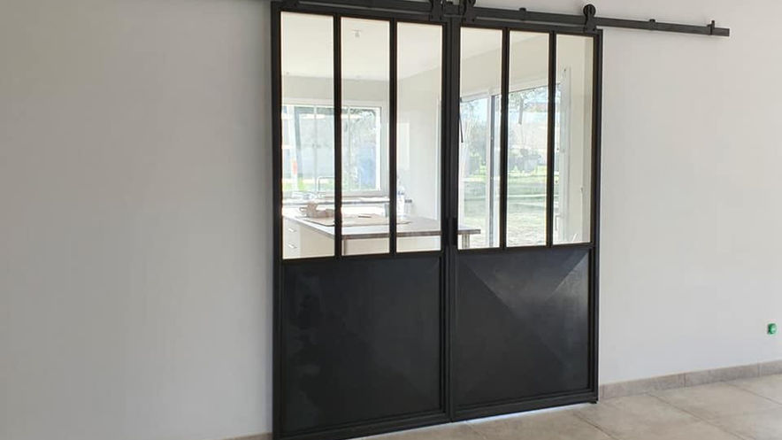 Création-porte-decoratriceinterieur-legraindesel-33-séjour-coulisant-attelier-métal-ufdi -