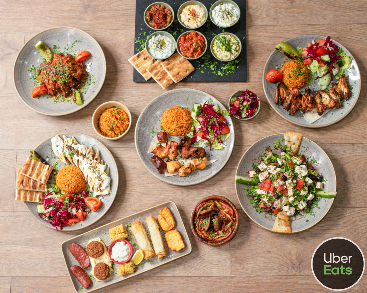 Arranged Food and Objects