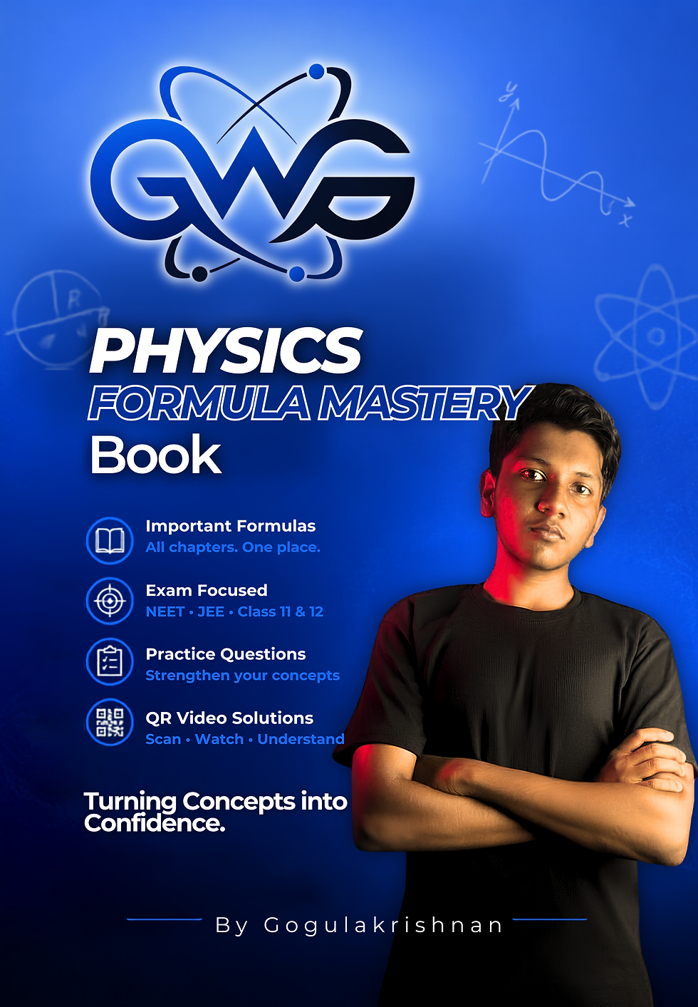 GWG Physics Formula Mastery Book cover for NEET UG students