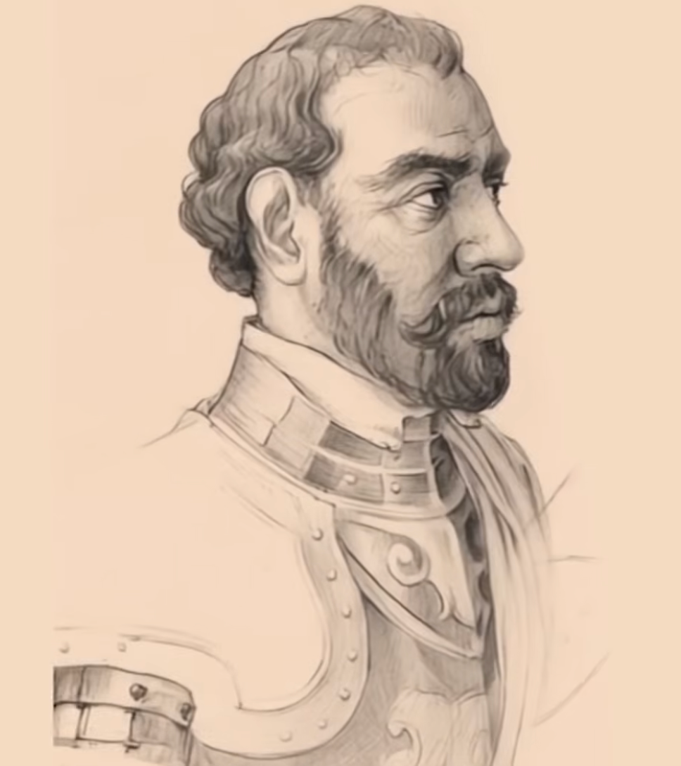 Gonzalo Guerrero antes de integrarse con los Mayas. Imagen tomada de video
