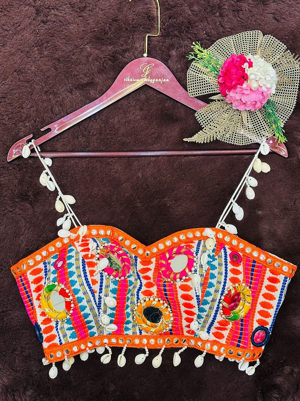 Strap Multi Navratri Orange