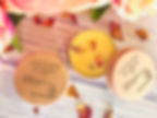 natural rose lip balm tins with botanical petals handmade lip therapy sweet earth products
