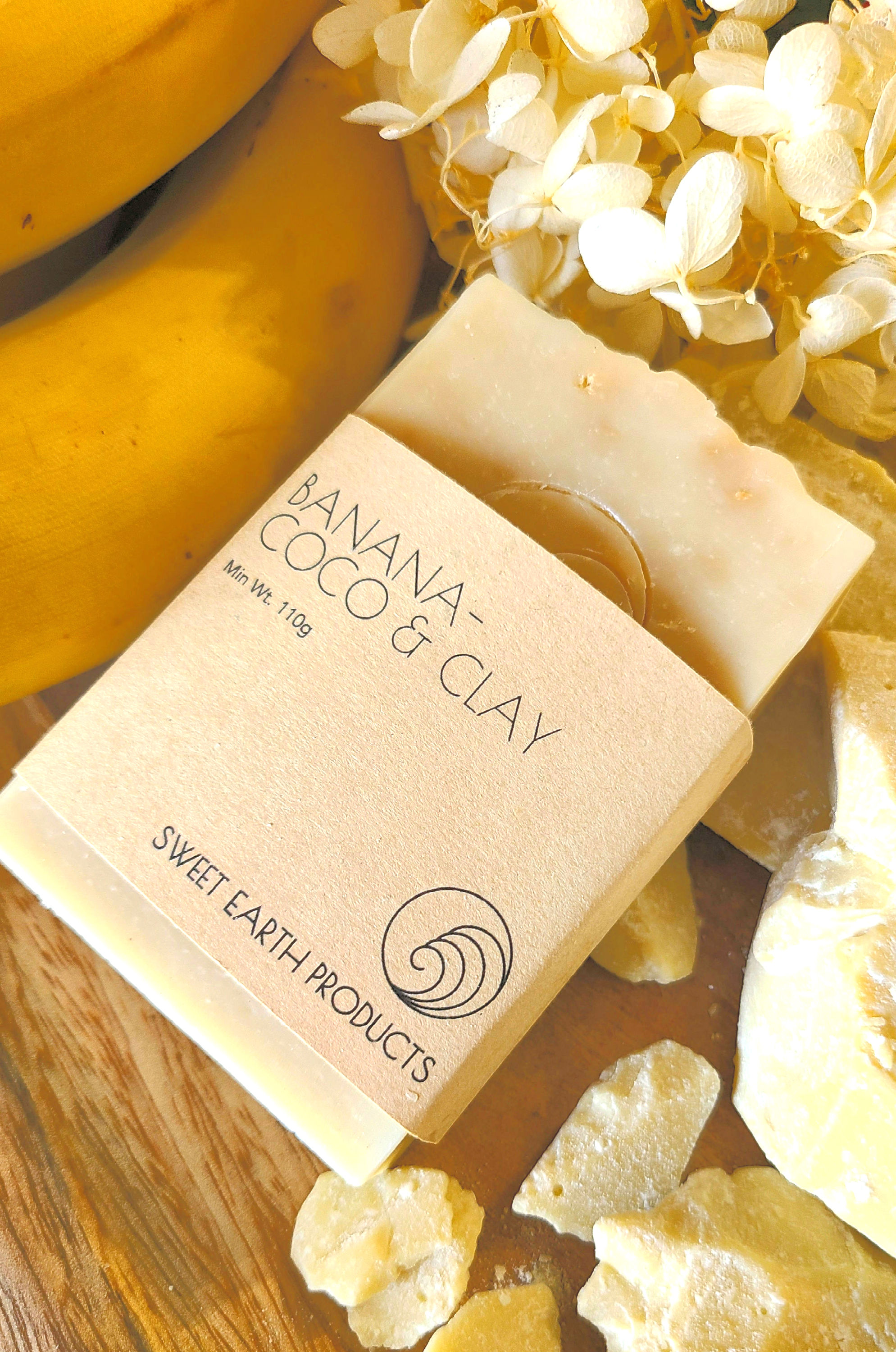 Banana, Coco & Clay Soap Bar