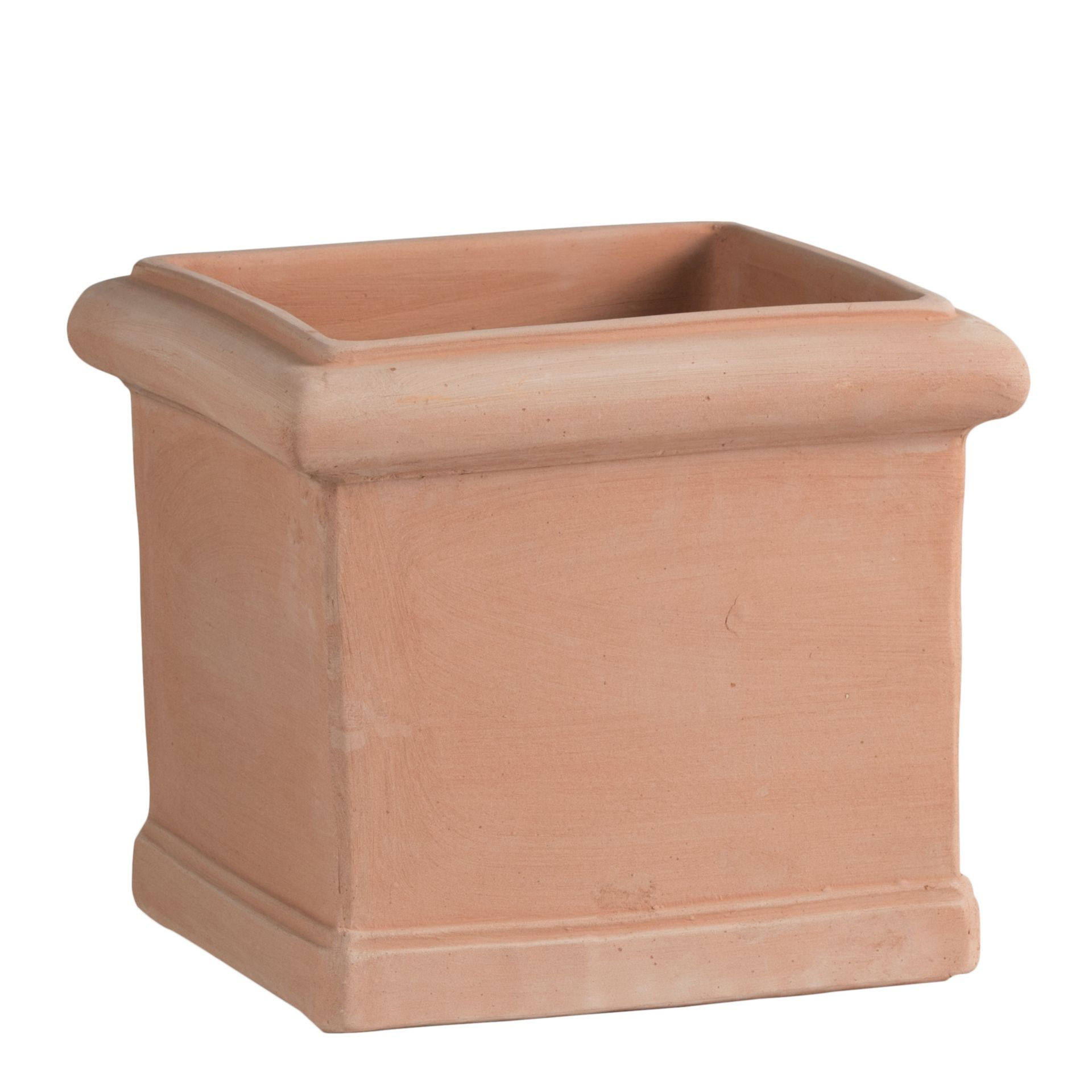 Cubo Liscio, Terracotta, Pflanzgefäss, Blumentopf, Tontopf, Ton, Rössler, Magnolia Outdoors, Garten, Terrasse
