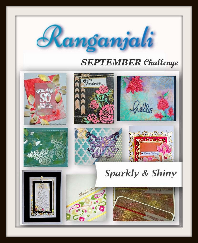 Ranganjali September challenge- sparkly & shiny