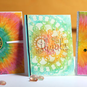 Tie Dye Pattern with Distress Crayons