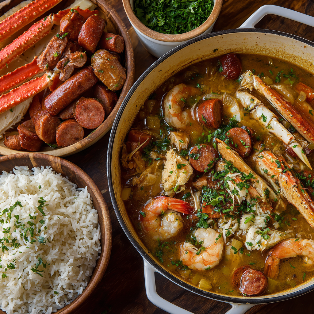 Arranged Food and Objects