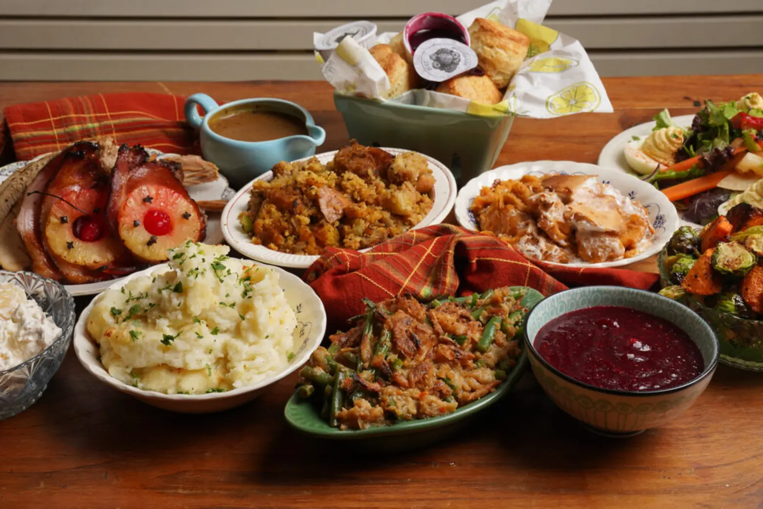 Arranged Food and Objects