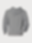 Plain Grey polyester cotton Hooded Jumper Back view