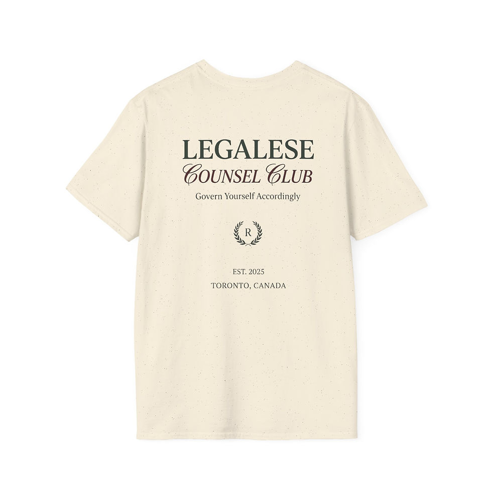 Thumbnail: Govern Yourself Accordingly – Limited Edition “Counsel Club” Tee