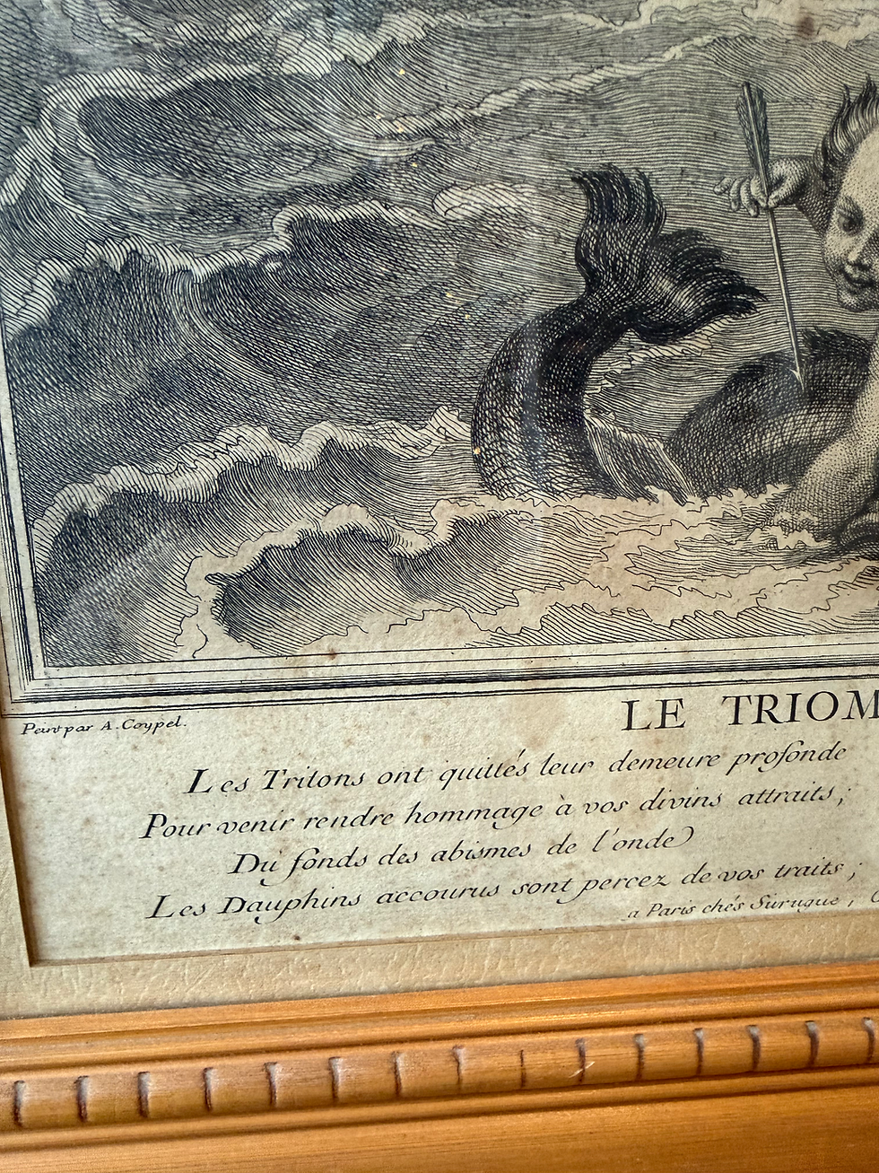 Thumbnail: 18thc French Engraving Le Triomphe de Vénus