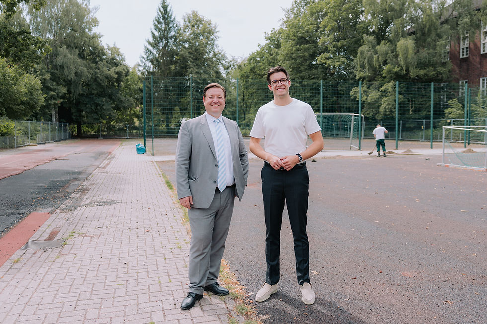 Gamp und Pieper erreichen Sportplatz-Sanierung an der Gustav-Dreyer-Grundschule