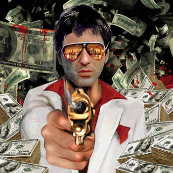 SCARFACE 28" x 28"