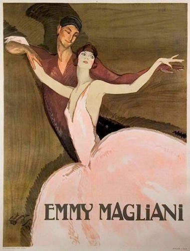 VINTAGE POSTER EMMY MAGLIANI 54" x 41"